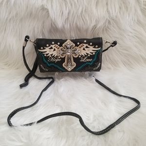 WESTERN DESIGN CROSS WALLET